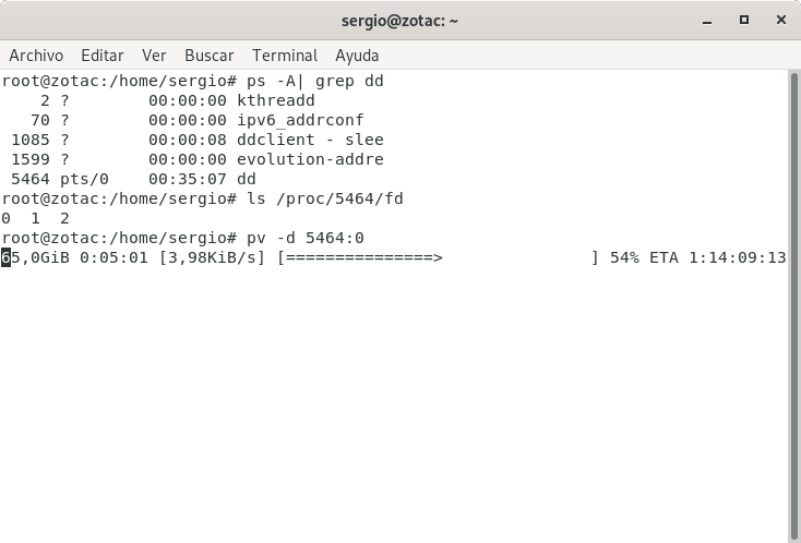pv -d <PID>:<FD>